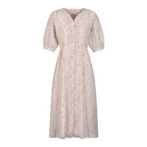 [코인코즈][정가129,000원]코인코즈 앞단추 플라워 프린트 롱 원피스_DZ4MO044