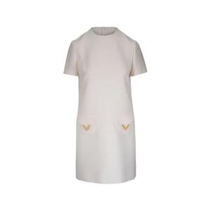 발렌티노 가라바니 미디 원피스 BVAJD51CF A03 White