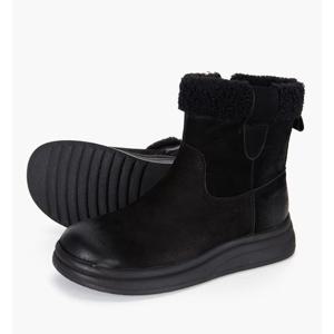 [무크]여성 누벅 퍼 윈터 부츠 522671 IA 블랙