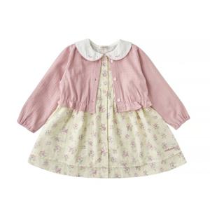 (밍크뮤10) 26봄 신상 HK(PK)러블리플라워가디건SET드레스 (36115400030)