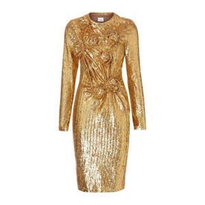 버버리 핸드 개더 디테일 시퀸 드레스 4562597