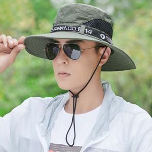 남성 햇빛차단 아웃도어 메쉬 사파리모자 끈조절 여름
