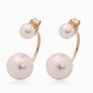 진주 클러치 왕진주 포인트 모던 귀걸이(5개묶음)