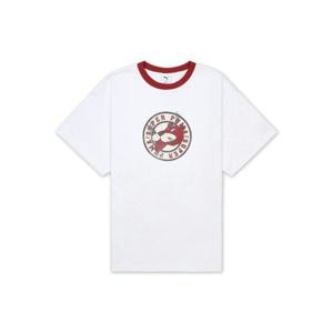 푸마 그래픽 티 - 웜화이트 950413-02 253540