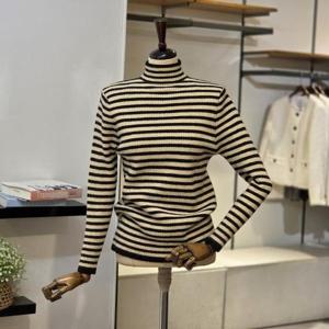 [반에이크]VB5ZKTM311Z_단가라 폴라 니트