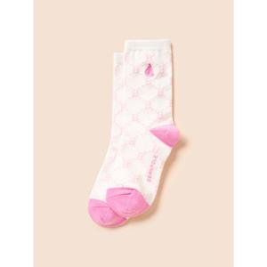 [빈폴키즈] 여아 모노그램 양말  라이트 핑크 (BI61KTG04Y)