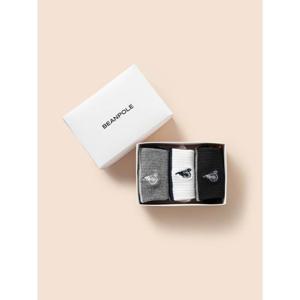 [빈폴키즈] 베이직 골지 양말 3족 SET  그레이 (BI61KTU033)