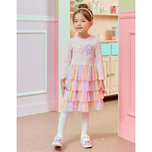 [프렌치캣(정상)]L/PK 무지개 캉캉 O/P(Q34DCO130)