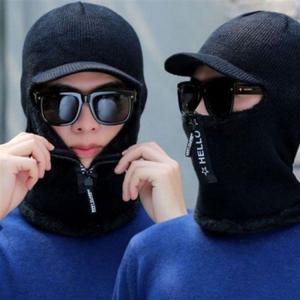 방한 방풍 SPORTY S 다용도모자 마스크 넥워머 BLACK