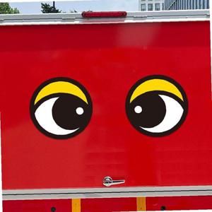 왕눈이7 고휘도반사 대형 차량스티커 280x280mm