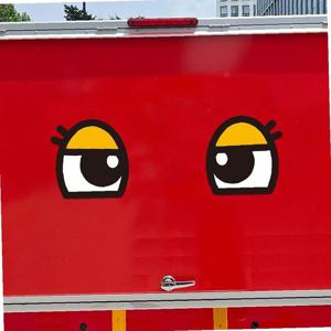 왕눈이9 고휘도반사 대형 차량스티커 280x286mm