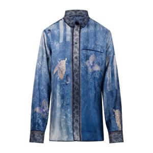 피에르루이마샤 플로럴 슬림핏 셔츠 ALOE SCML10642 517943 101