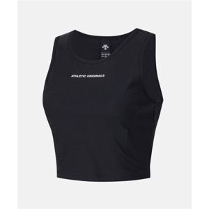 데상트 우먼스 러닝 크롭 싱글렛 블랙(SQ322RST75) SQ322RST75_BLK0 279171