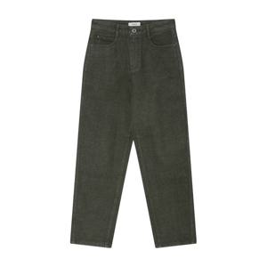 [헤지스]헤지스 테이퍼드핏 기모 데님 팬츠 카키 HSPA5D984K2