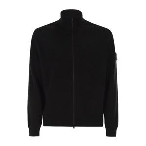 스톤아일랜드 스탠드업 칼라 리브 집업 재킷 L1S155100126 V002