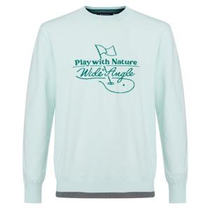 [와이드앵글]남성 CO 배색 인타샤 라운드넥 스웨터 WMP26K91LT