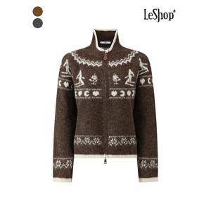 [르샵]스키 노르딕 짜임 니트 집업 가디건 (BPAKC019A)