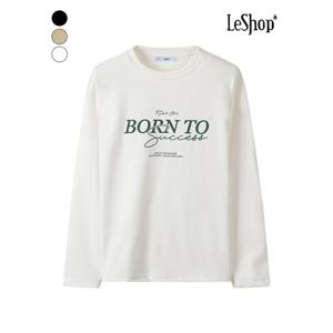 [르샵]피치기모 레터링 프린팅 긴팔 티셔츠 (BPCTS008A)