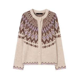 [르샵]노르딕 패턴 니트 긴팔 가디건 (DP4CK022A)