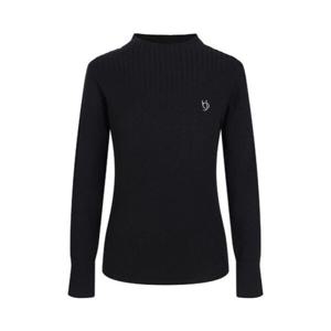 [벤제프]벤제프 골프 여성 골지디테일 반목 풀오버 BO5MWSP801BK