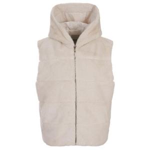 [올리비아로렌]올리비아로렌 MG01 인조 퍼 후드 베스트 VOBJF4W9