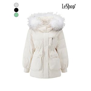[르샵]리얼 라쿤 후드퍼 덕다운 패딩 점퍼 (BPCJP009A)