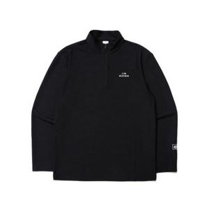 아이더 JACQUARD Y (자카드 Y) 남성 긴팔 짚업 티셔츠_Black DMU24204Z1 282168