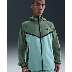 나이키 테크 윈드러너 남성 우븐 풀집 재킷 - 캐넌클레이 그린블랙 HM7152-018 270464