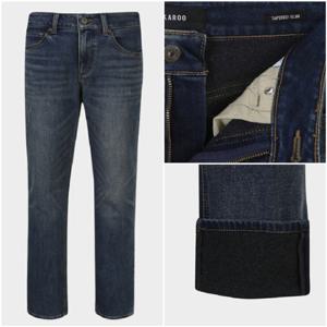 [버커루]남성 히팅진 기모 테이퍼드 슬림 D톤 청바지 _US