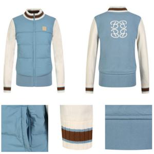 [벤제프][벤제프골프] 여성 빅로고 포인트 구스 가디건 BQ5MWSC7