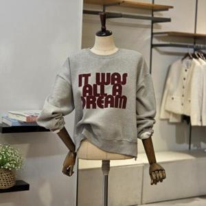 [반에이크]  VB5ZTSM315Z_드림 레터링 기모 맨투맨