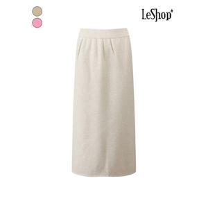 [르샵]백 트임 융기모 니트 롱 스커트 (BQ1SK002A)