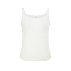 아떼 바네사브루노 25SS 아이보리 짜임 린넨혼방 민소매니트 WVSW5B707IV