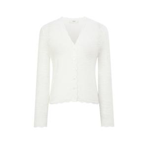 아떼 바네사브루노 25SS 아이보리 짜임 린넨혼방 가디건 WVSW5B767IV