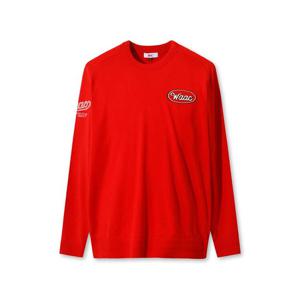 [왁]왁 로고 베이직 크루넥 스웨터 WMWAS26103REX