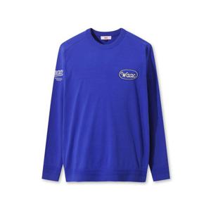 [왁]왁 로고 베이직 크루넥 스웨터 WMWAS26103BUD