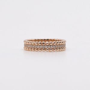 오팔하우스 14k 밀그레인 큐빅 반지 OPDJR6088