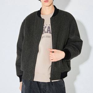 [버커루]남성 띠뜻한 방모 패딩 블루종 점퍼_US