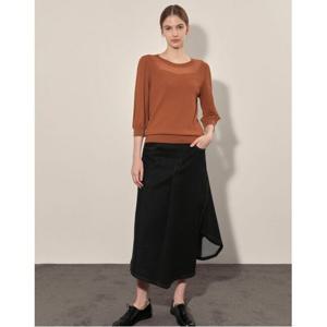 [올리비아로렌][비밀특가] 라운드 넥라인 풀오버_VOCBL4F7331