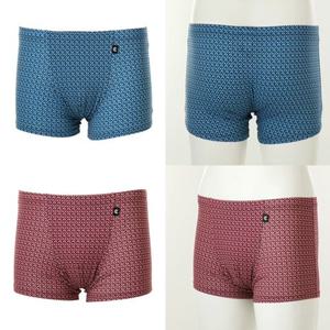 [와코루] 톤온톤 기하나염 스판원단 남성 사각팬티 드로즈팬티 WMP2432