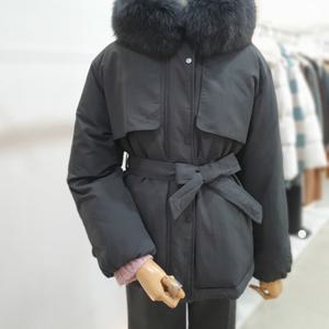 [잇미샤]벨티드 하프 구스다운 점퍼 ITPCYPD390