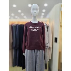 [플라스틱아일랜드]라운드 보석 포인트 니트 티셔츠 PR7XD3G5_DJ