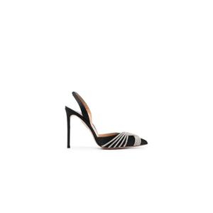 25 FW 아쿠아주라 크리스털 장식 하이 힐 펌프스 115mm GASHIGL0SAT000 TP449410030