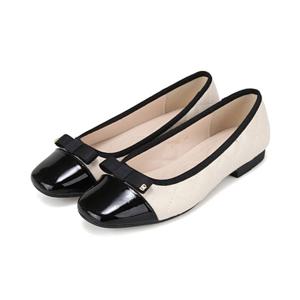 [바바라] 양가죽 퀄팅 포인트 플랫 (굽 1.5CM) BLJ141IV