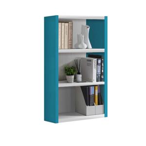 PET 3단600 책장 블루화이트