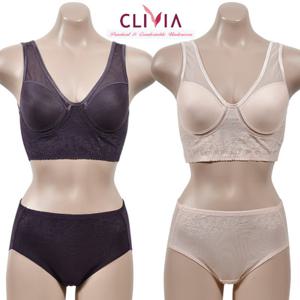 [크리비아]레이스 플라워 브라팬티 세트