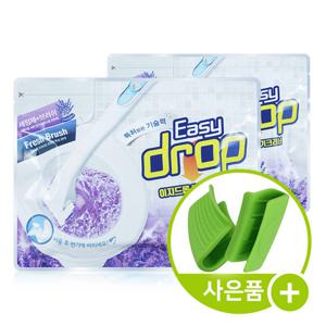 이지드롭 변기크리너 리필2팩 (라벤더향)