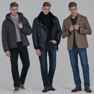[뱅뱅]25FW 남성 겨울 기모 본딩 데님 3종