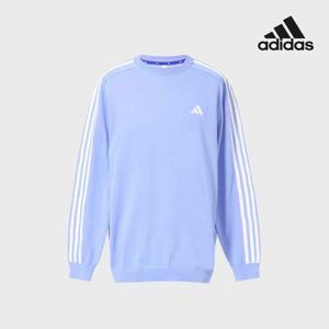 [GS]아디다스골프 남성 삼선 크루넥 풀오버 스웨터 블루 HZ9225