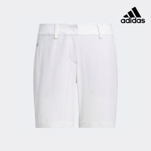 아디다스골프 여성 솔리드 스트레치 반바지 화이트 HT0058